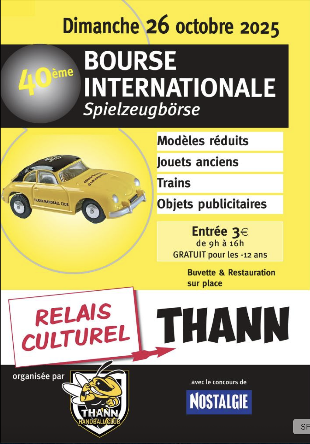 affiche BMR 2025 affiche bourse aux modèles réduits 2025